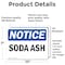 Signmission Soda Ash, 10 in W x Rectangle, Vinyl Decal OS-2PACK-NS-D-710-L-18355 - alternate 3